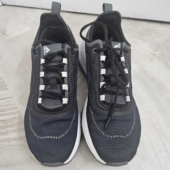 Adidas Women's Fukasa Runinning Shoes Black/White IF2816 - Picture 2 of 8